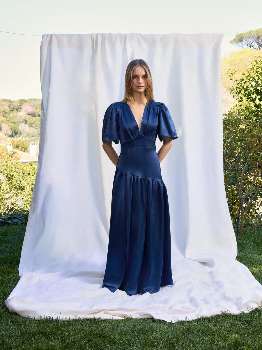 Maira Silk Dress