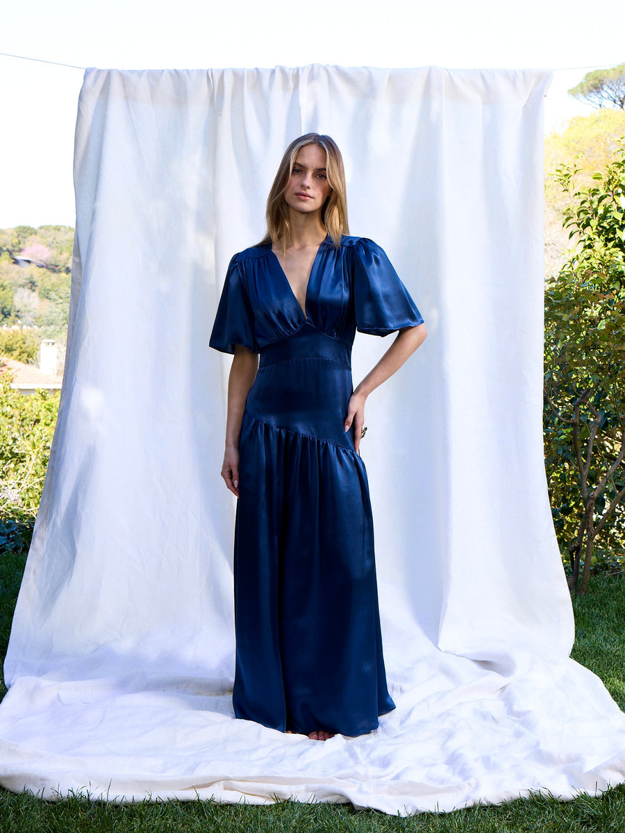 Maira Silk Dress