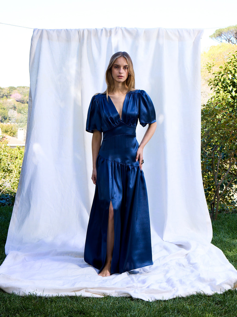 Maira Silk Dress