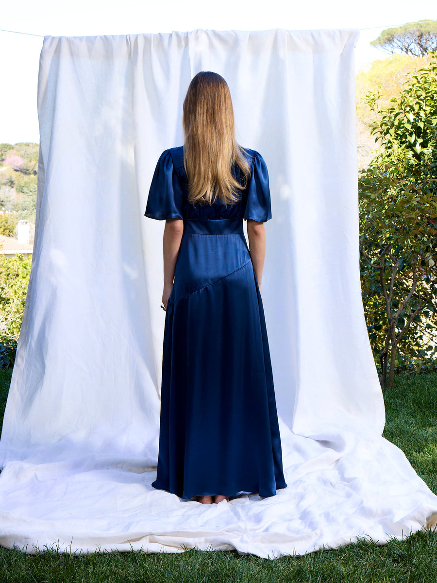 Maira Silk Dress