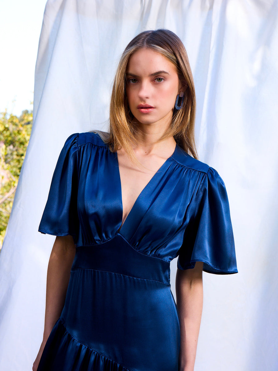 Maira Silk Dress