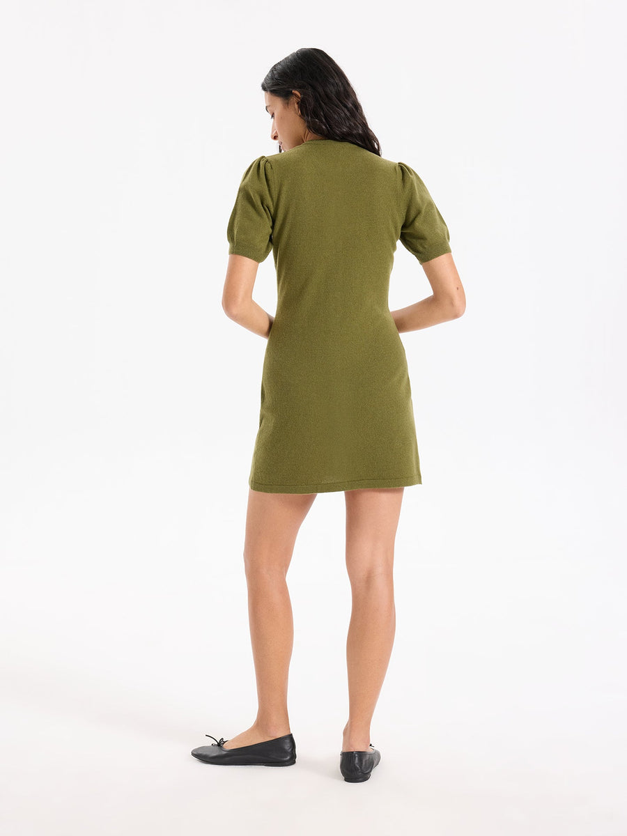 Lover's Knot Wool Cashmere Cardigan Dress