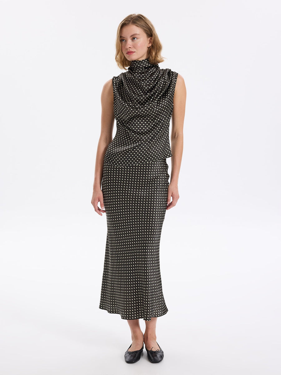 Rhona Silk Skirt