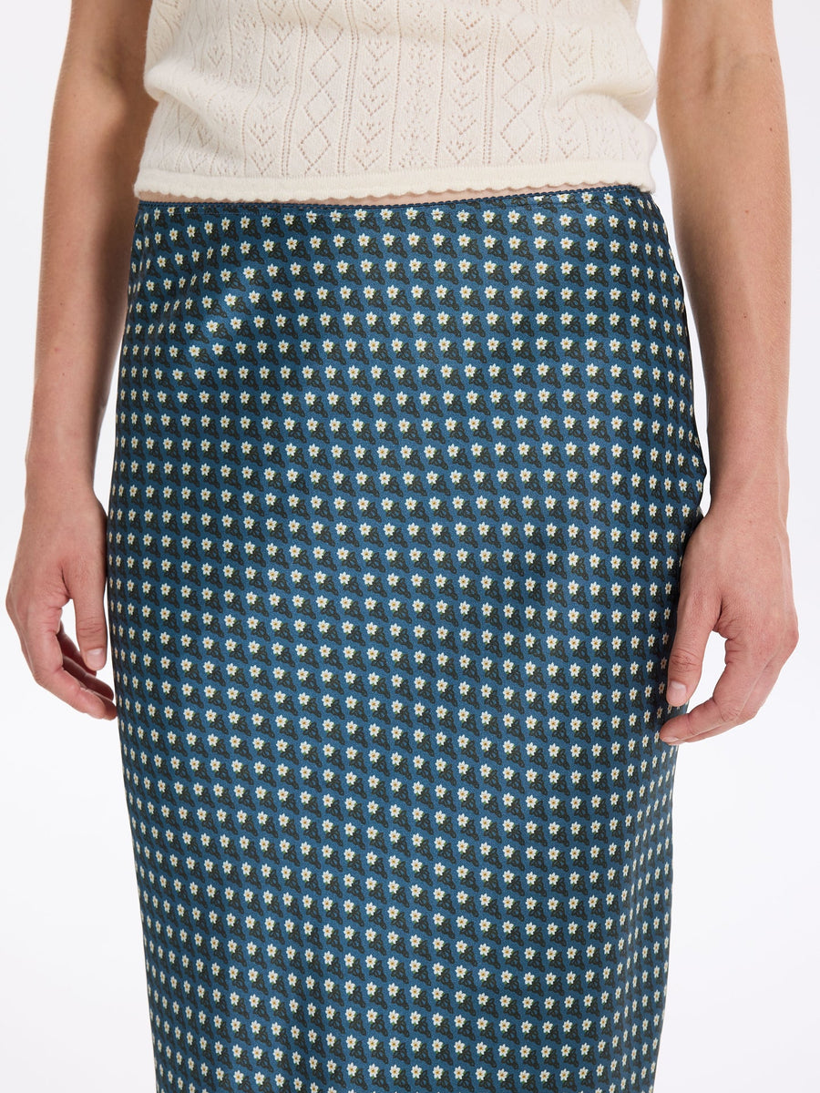 Rhona Silk Skirt