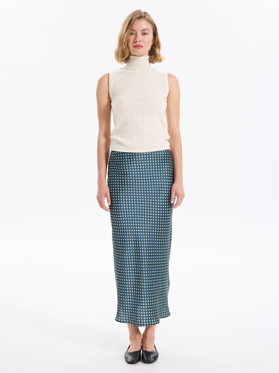 Rhona Silk Skirt
