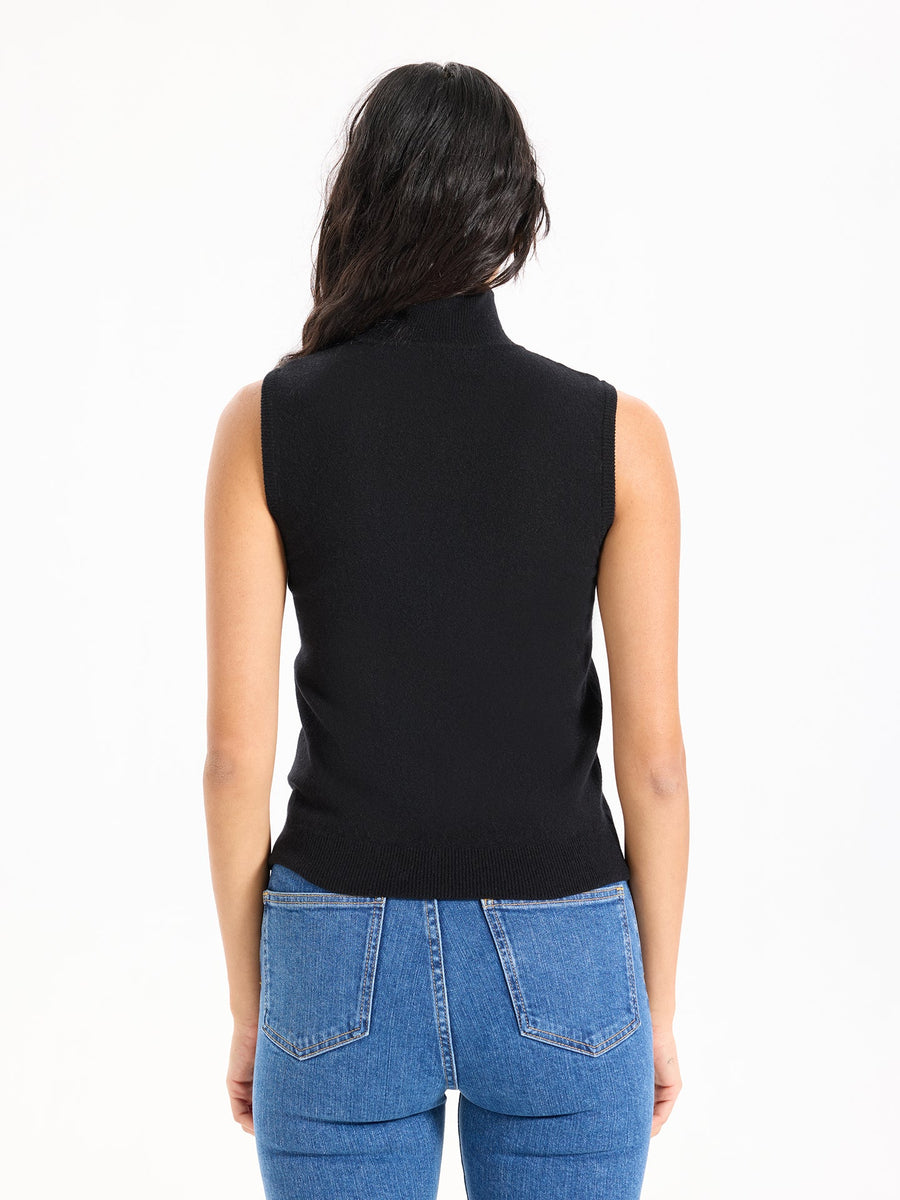 Lover's Knot Wool Cashmere Turtleneck Top