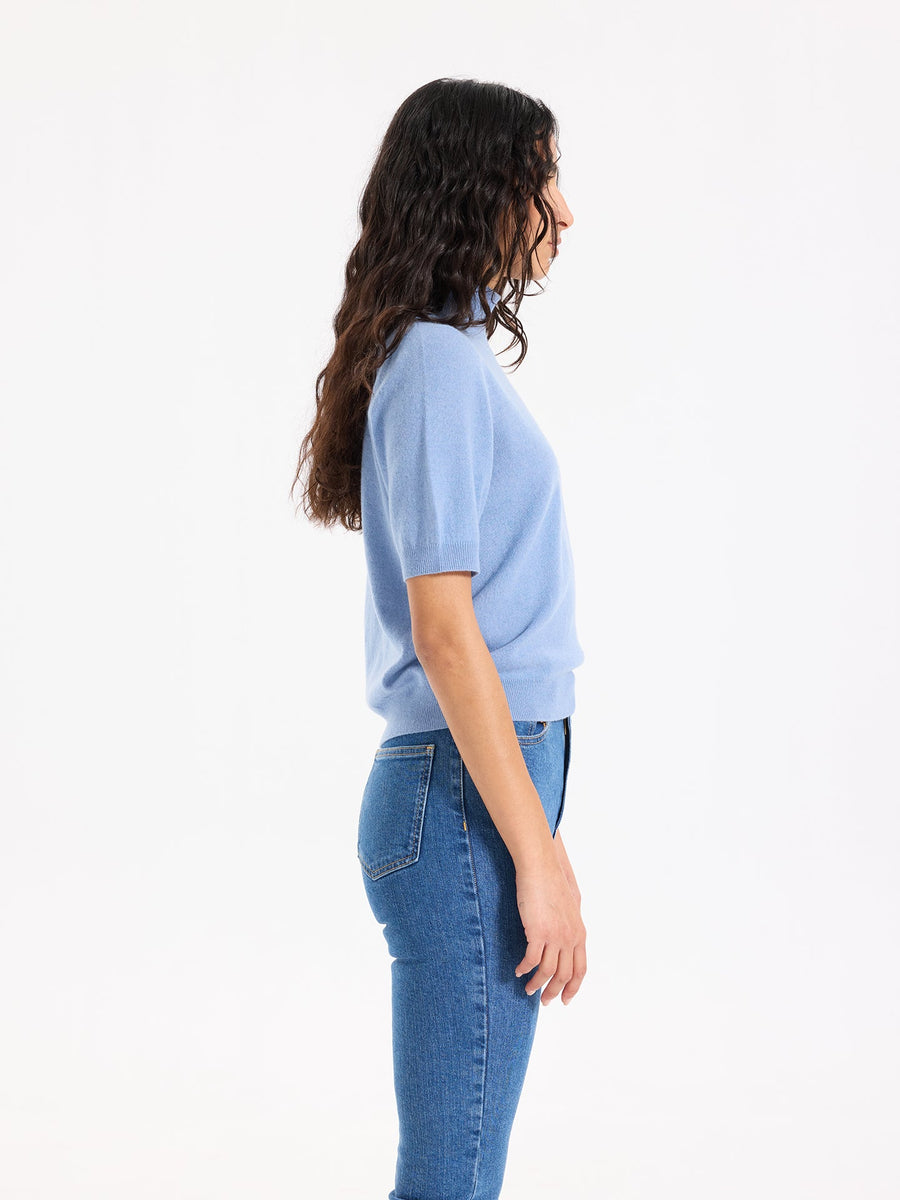 Lover's Knot Wool Cashmere Turtleneck Sweater