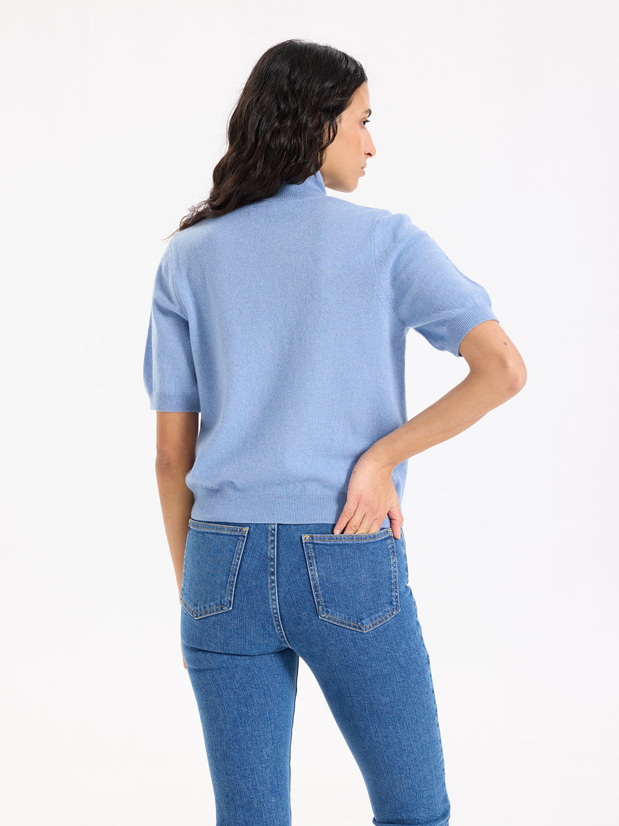 Lover's Knot Wool Cashmere Turtleneck Sweater