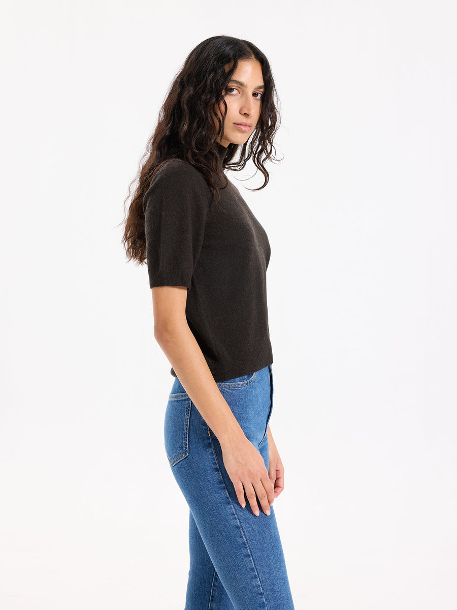 Lover's Knot Wool Cashmere Turtleneck Sweater