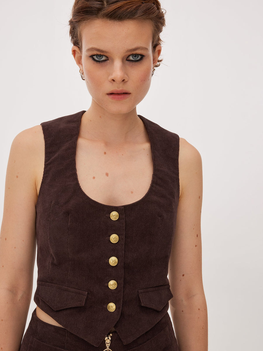 Tılsım Corduroy Vest