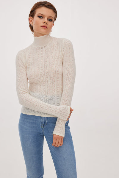 Hearts in a Row Knit Turtleneck