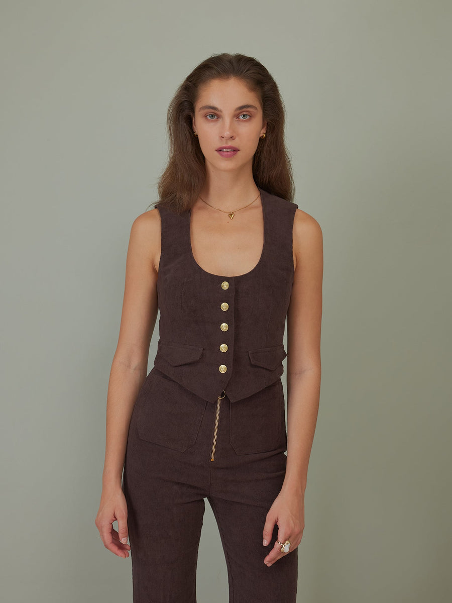 Tılsım Corduroy Vest