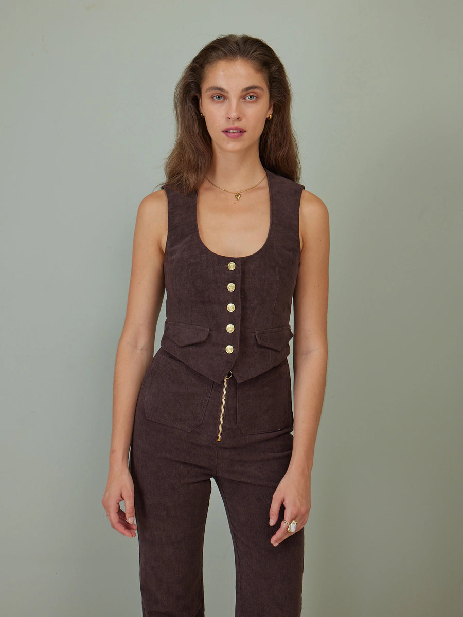 Tılsım Corduroy Vest