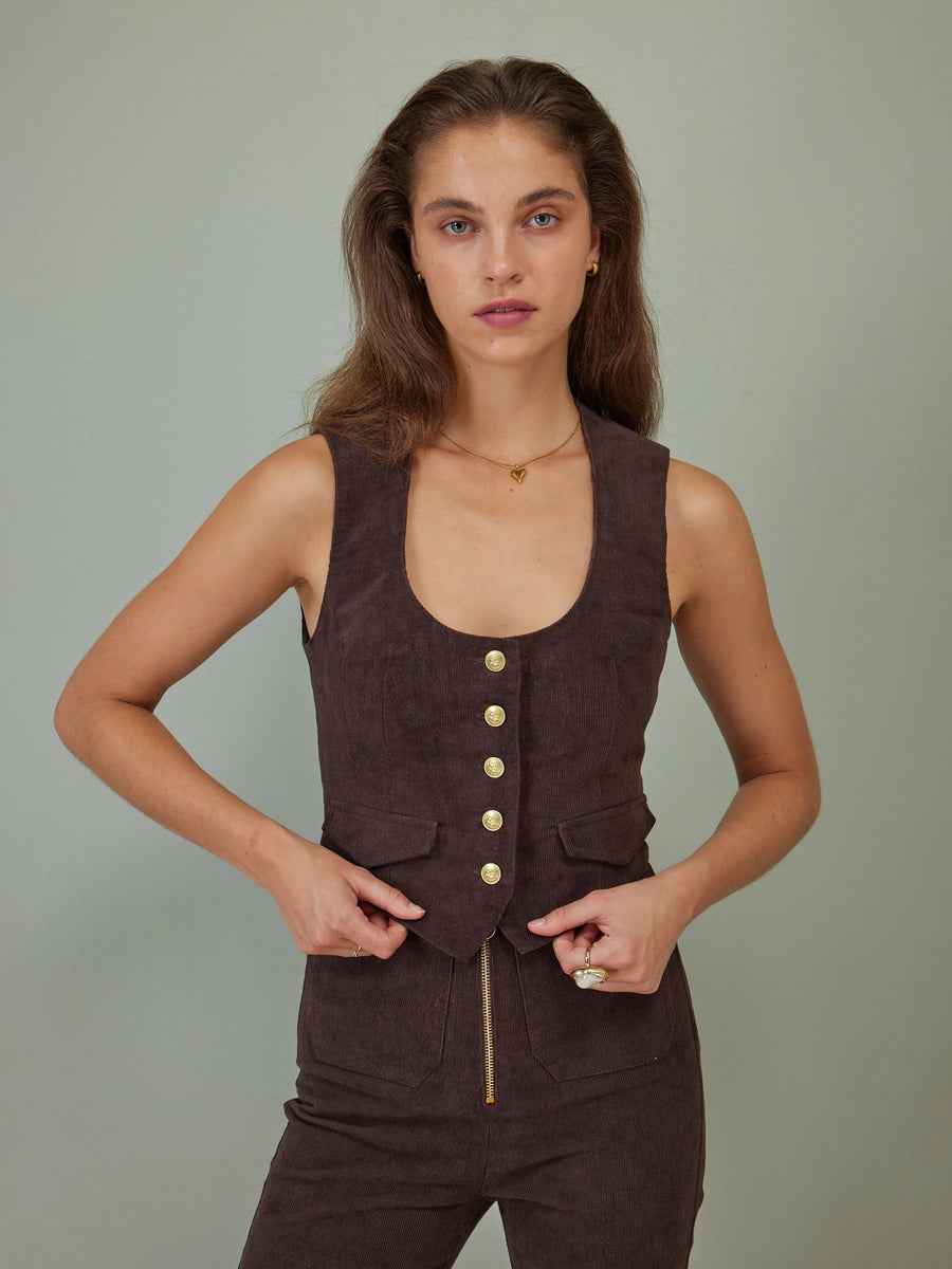 Tılsım Corduroy Vest