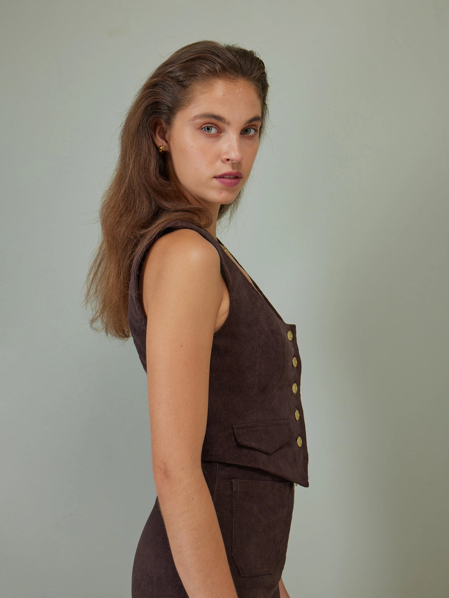 Tılsım Corduroy Vest