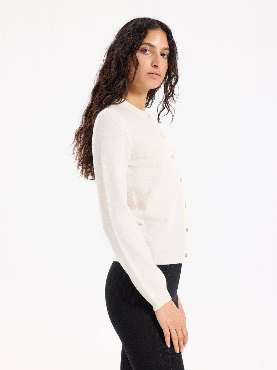 Lover's Knot Wool Cashmere Cardigan