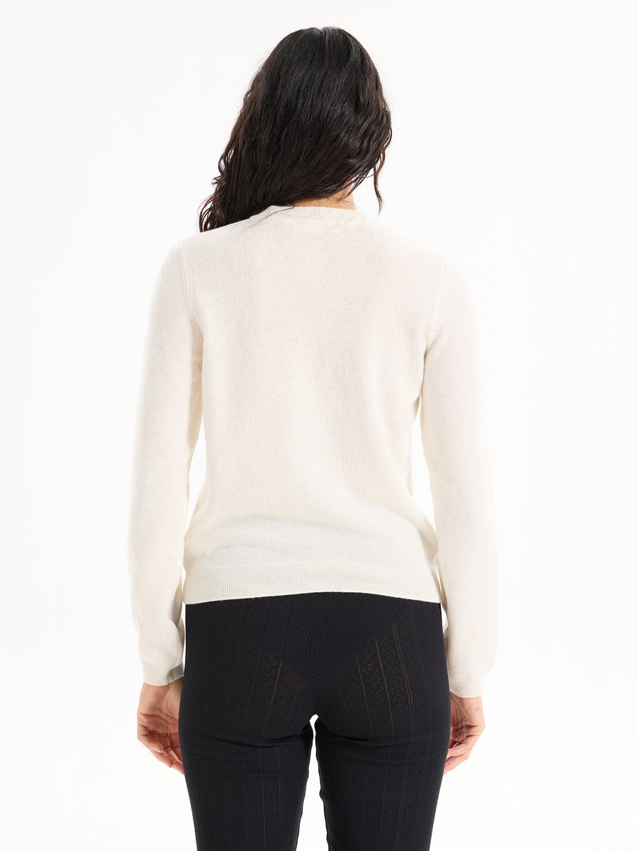 Lover's Knot Wool Cashmere Cardigan