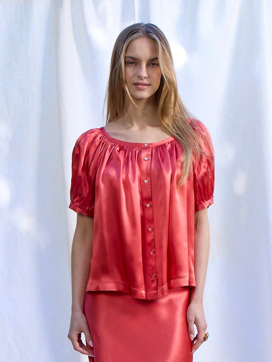 Belle Silk Top