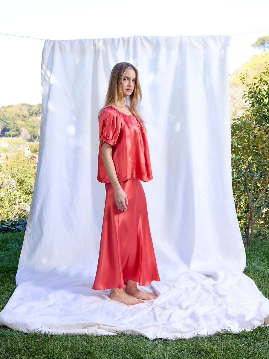 Sibelle Silk Skirt