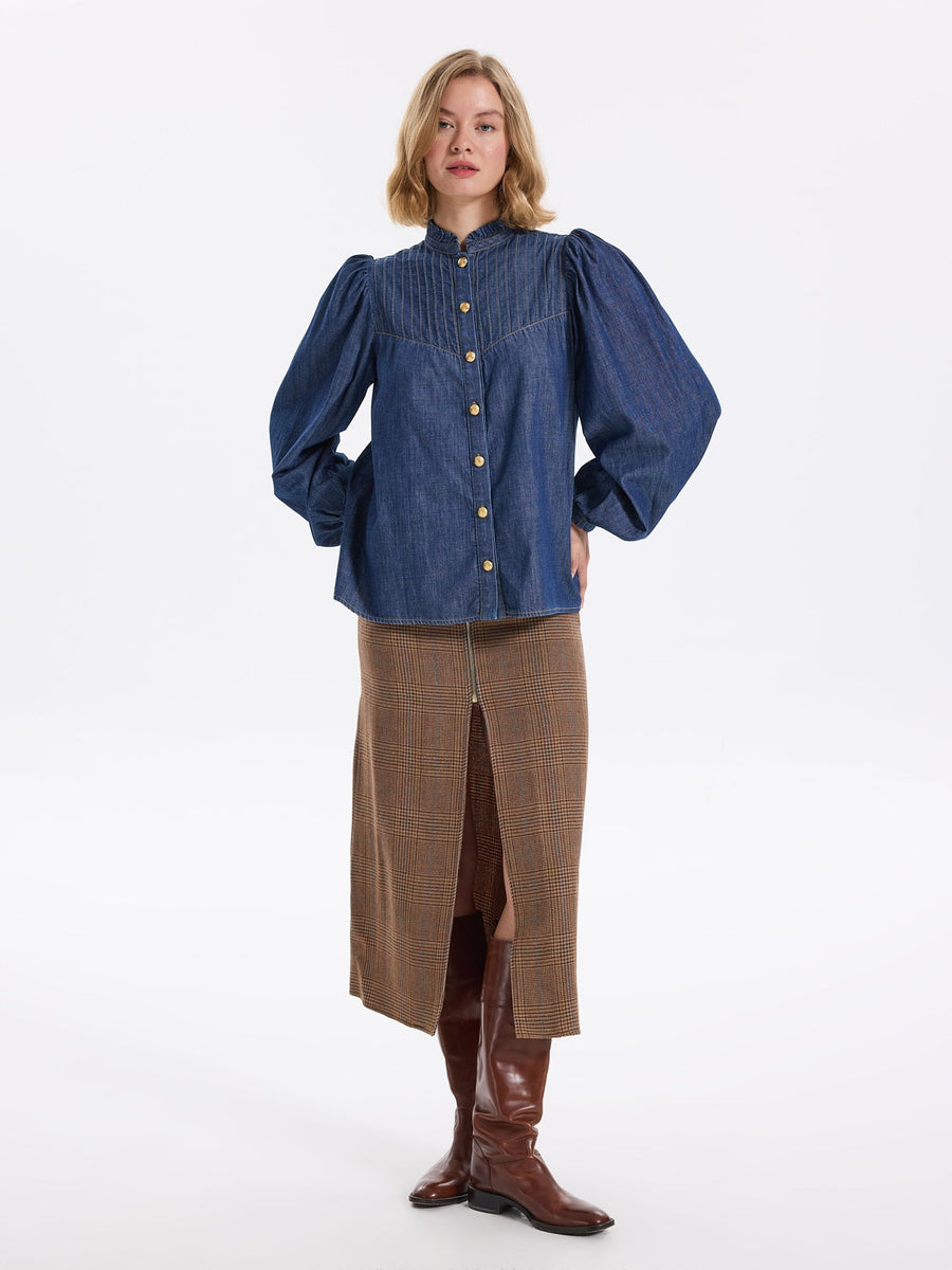Daria Denim Top