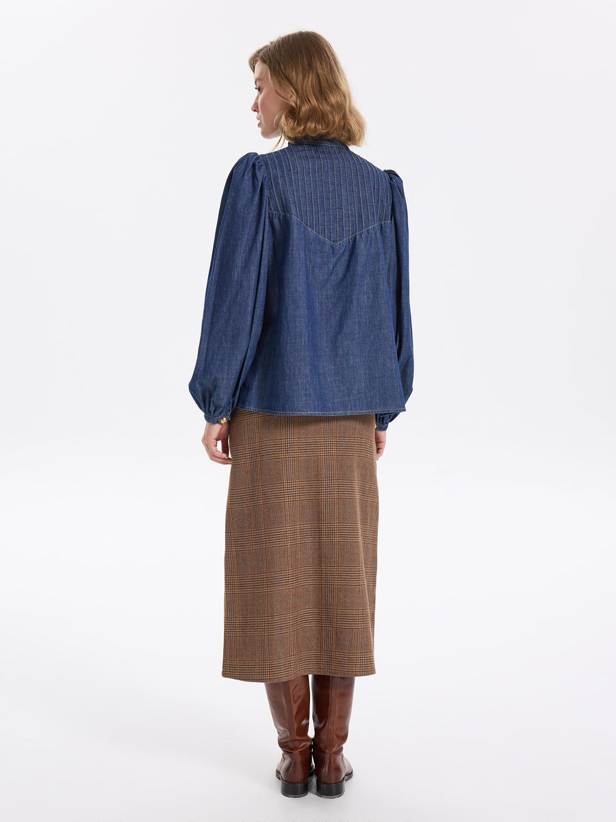 Daria Denim Top