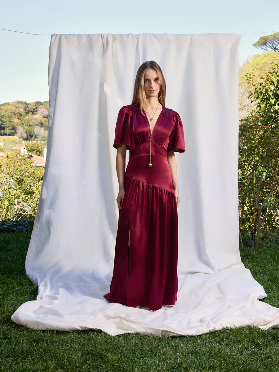 Maira Silk Dress