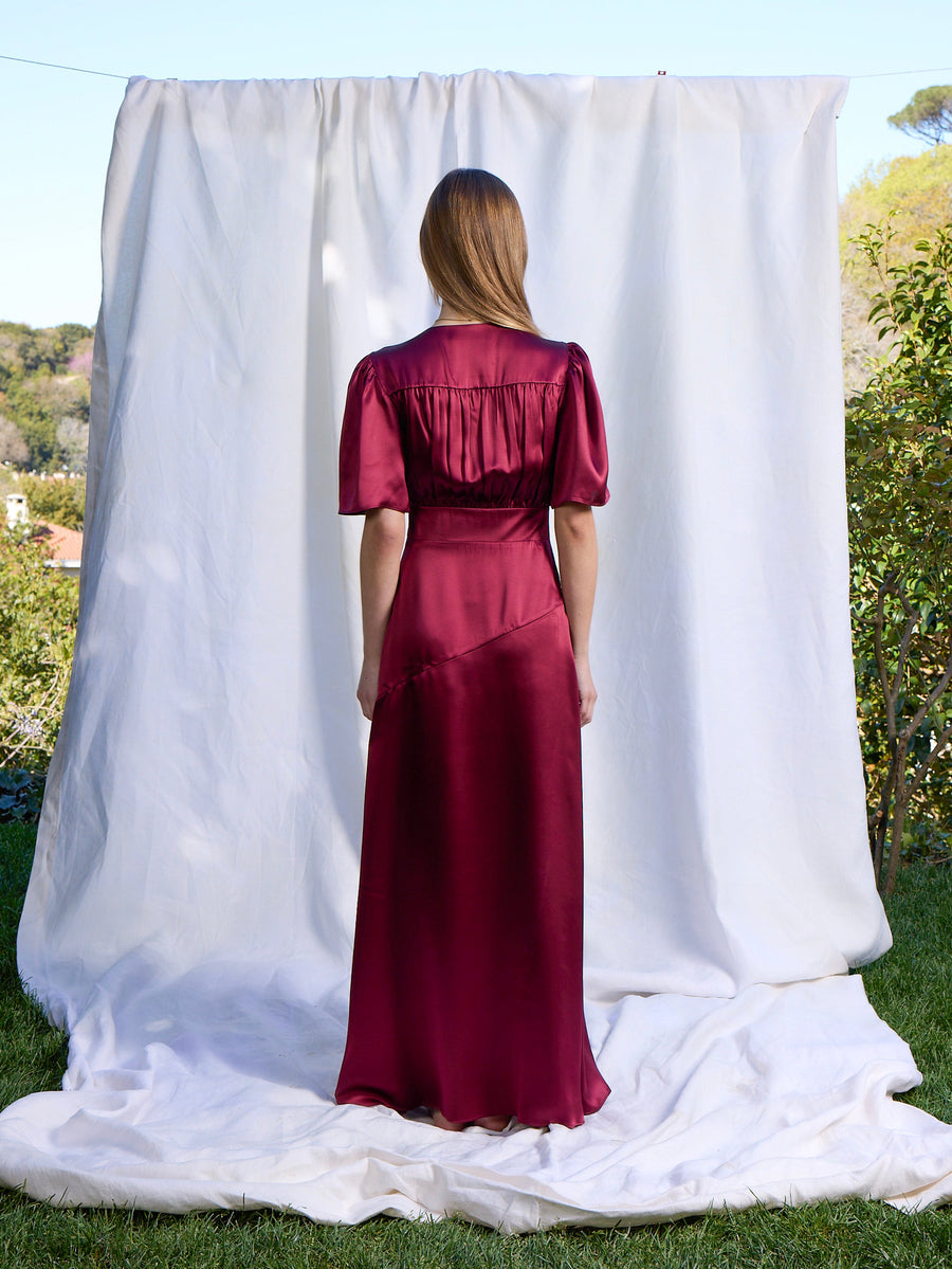 Maira Silk Dress