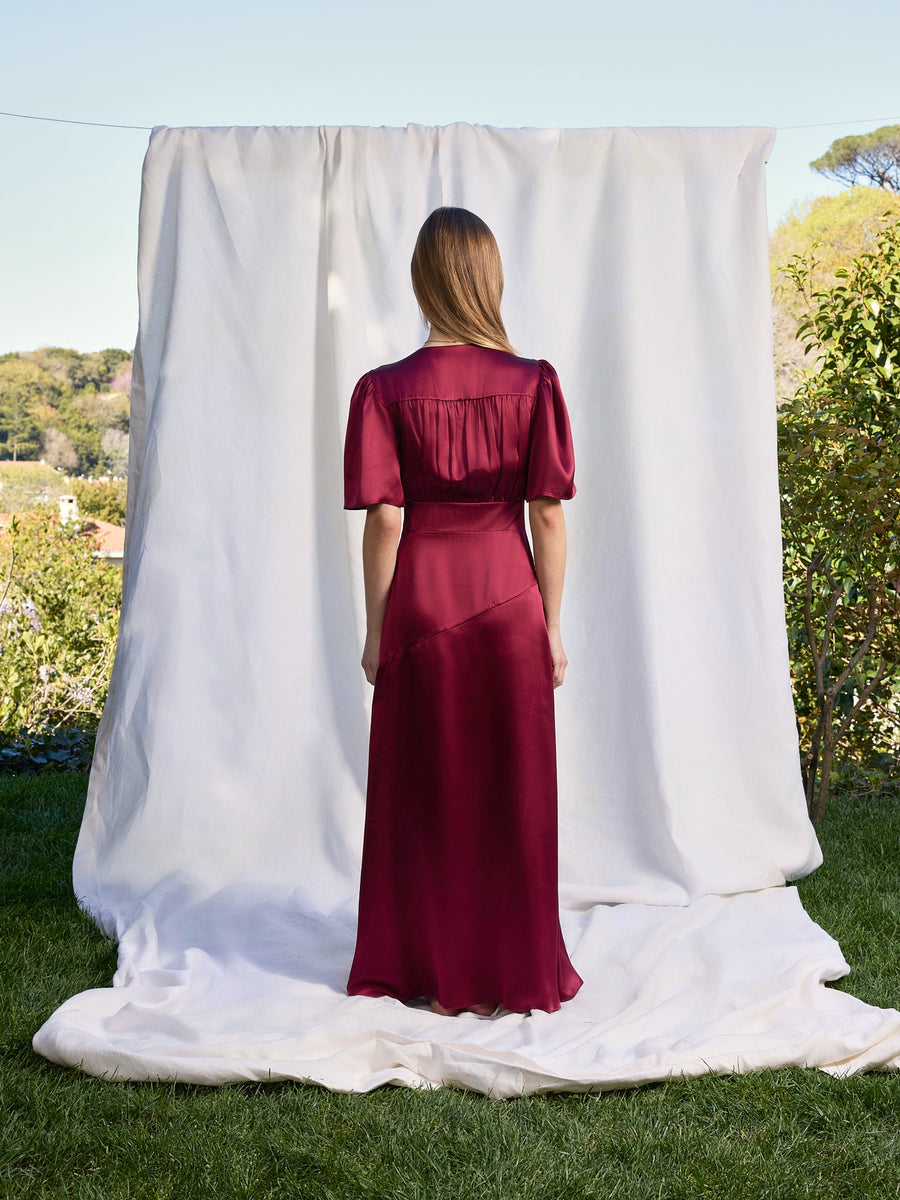 Maira Silk Dress