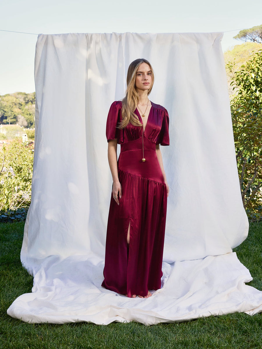 Maira Silk Dress