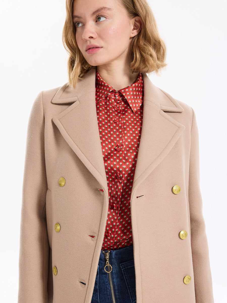 Hazel Pea Coat