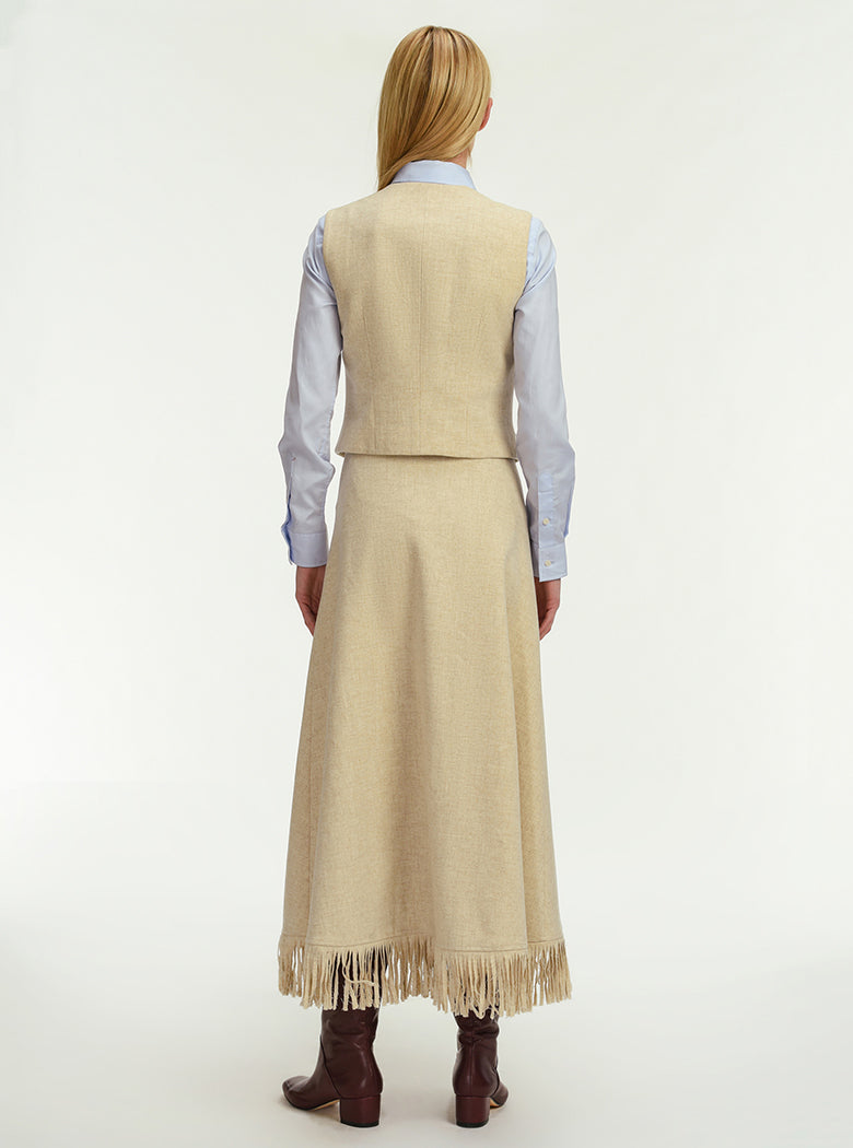 Thyme Fringe Skirt