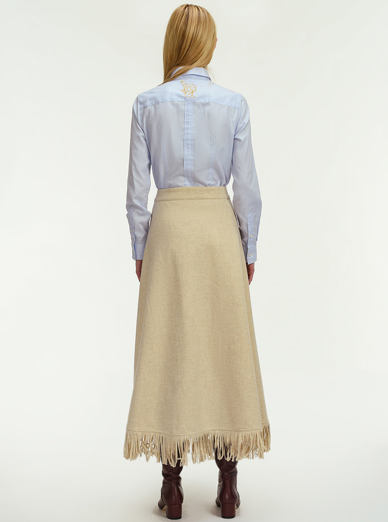 Thyme Fringe Skirt