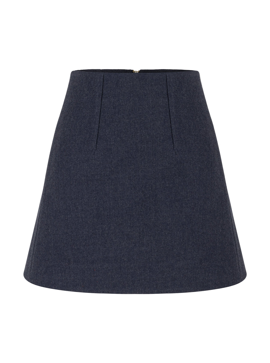 Golnar Mini Wool Skirt