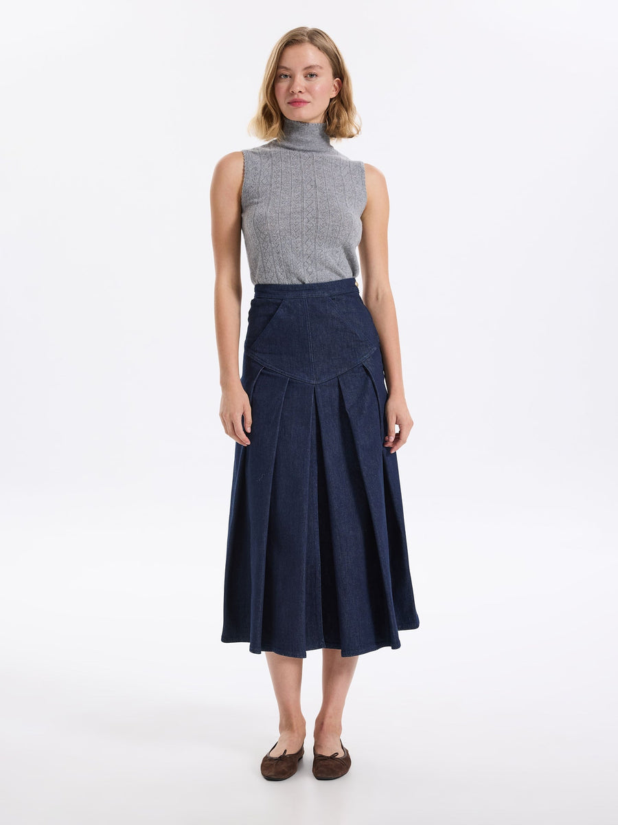 Roya Denim Skirt