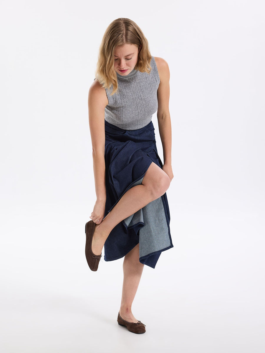 Roya Denim Skirt