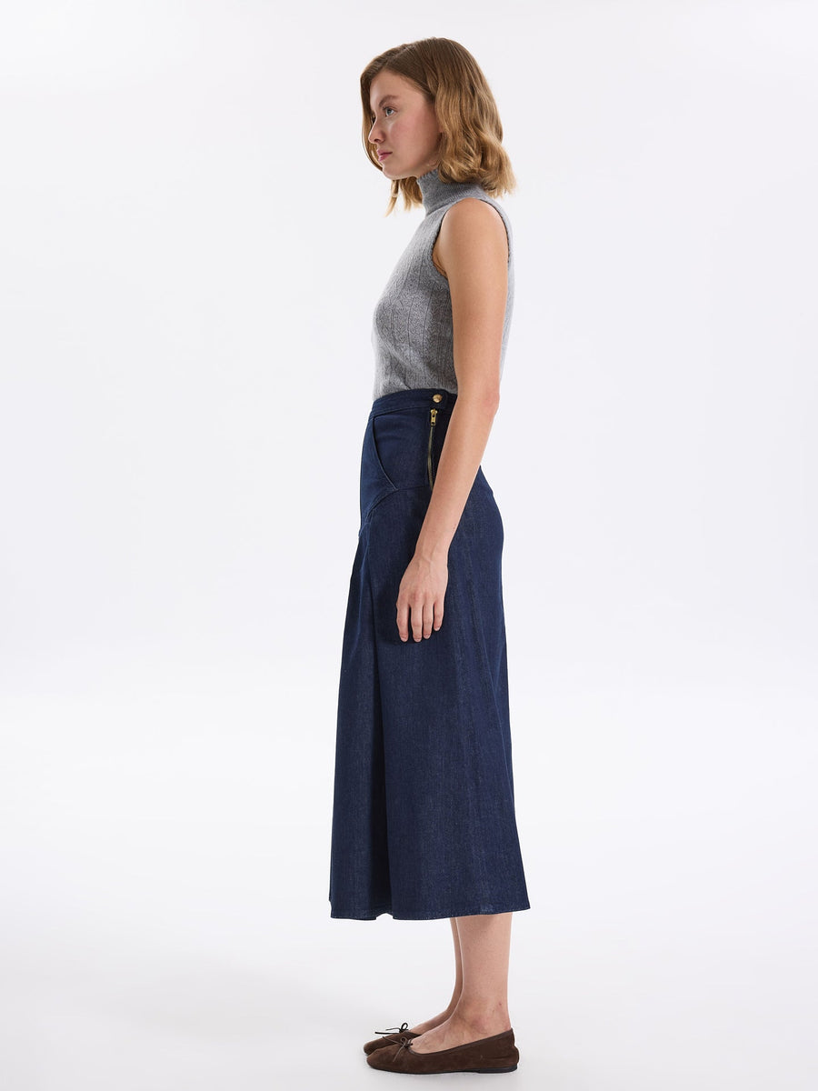 Roya Denim Skirt