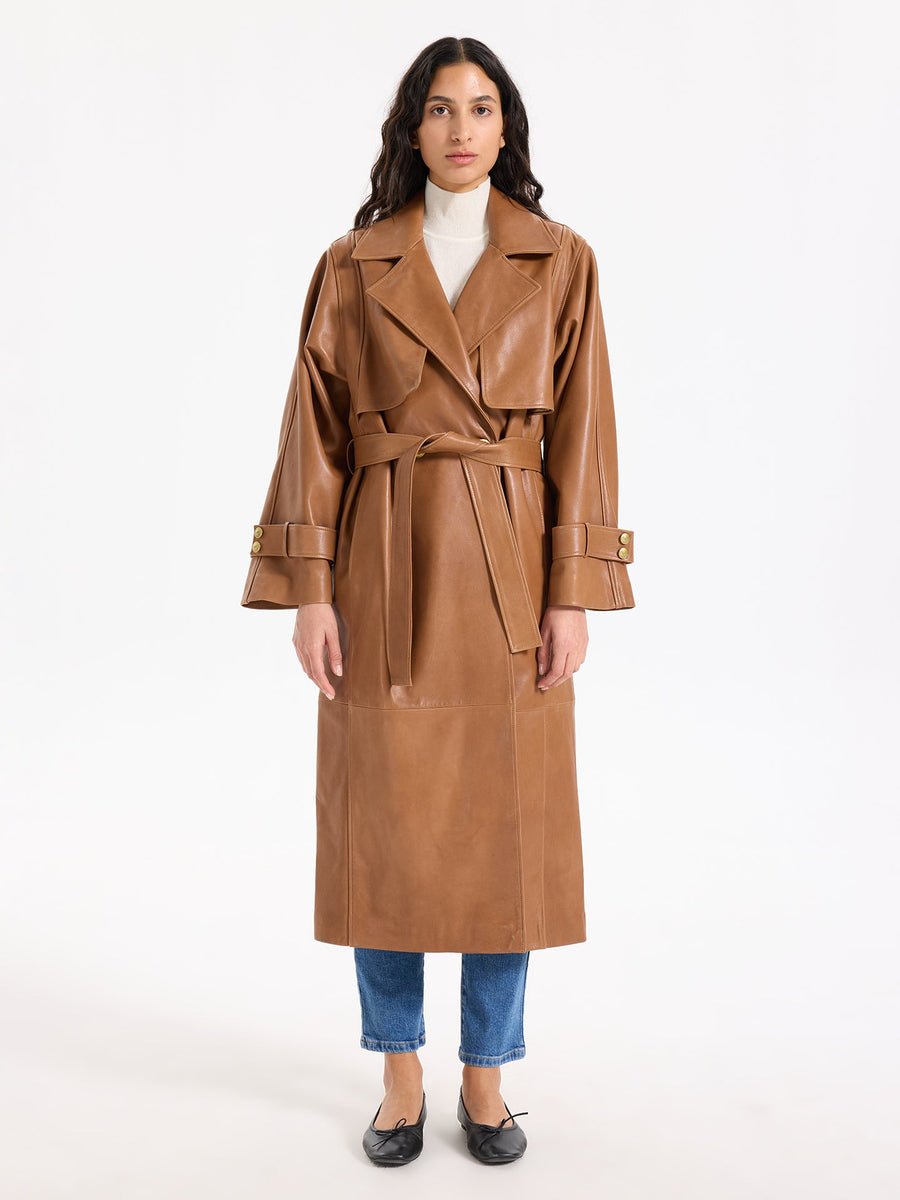 Boudika Leather Trenchcoat