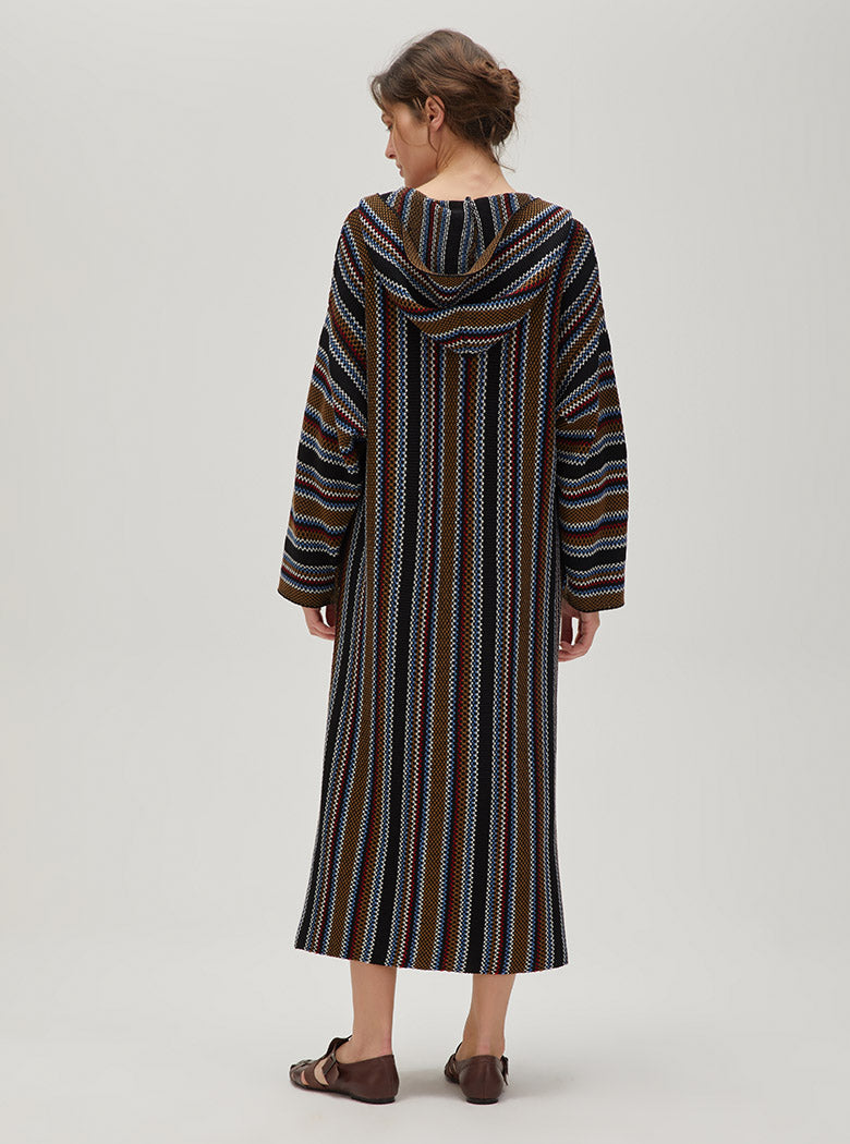 Tulum Knit Hoodie Dress