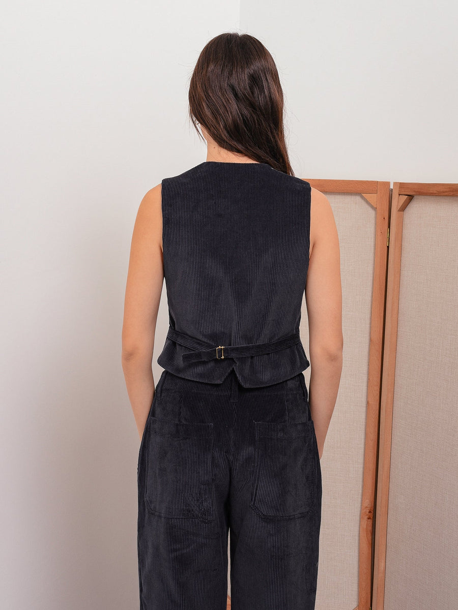 Wild Rose Corduroy Vest