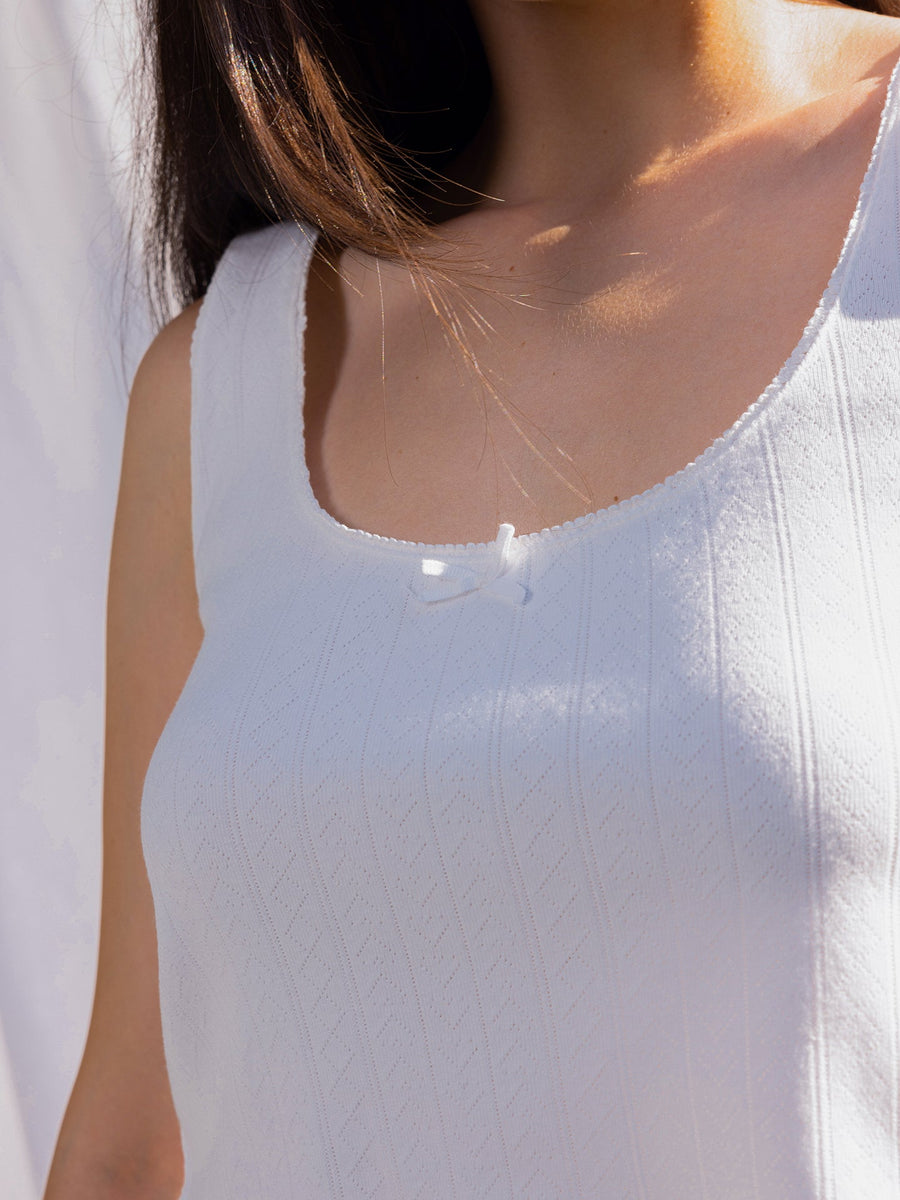 Hearts in a Row Organic Cotton Tank