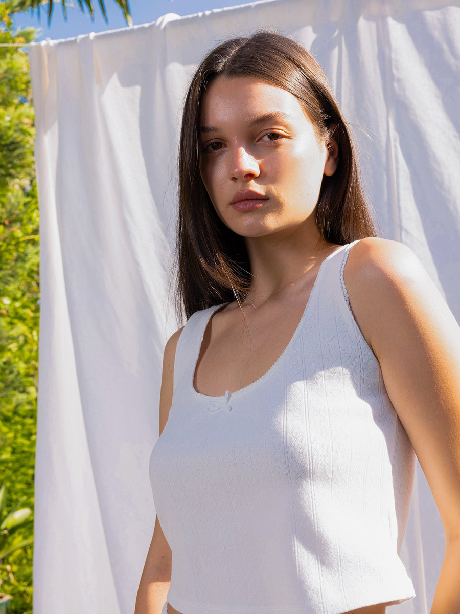 Hearts in a Row Organic Cotton Tank