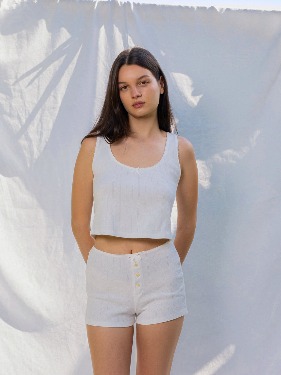 Hearts in a Row Organic Cotton Shorts