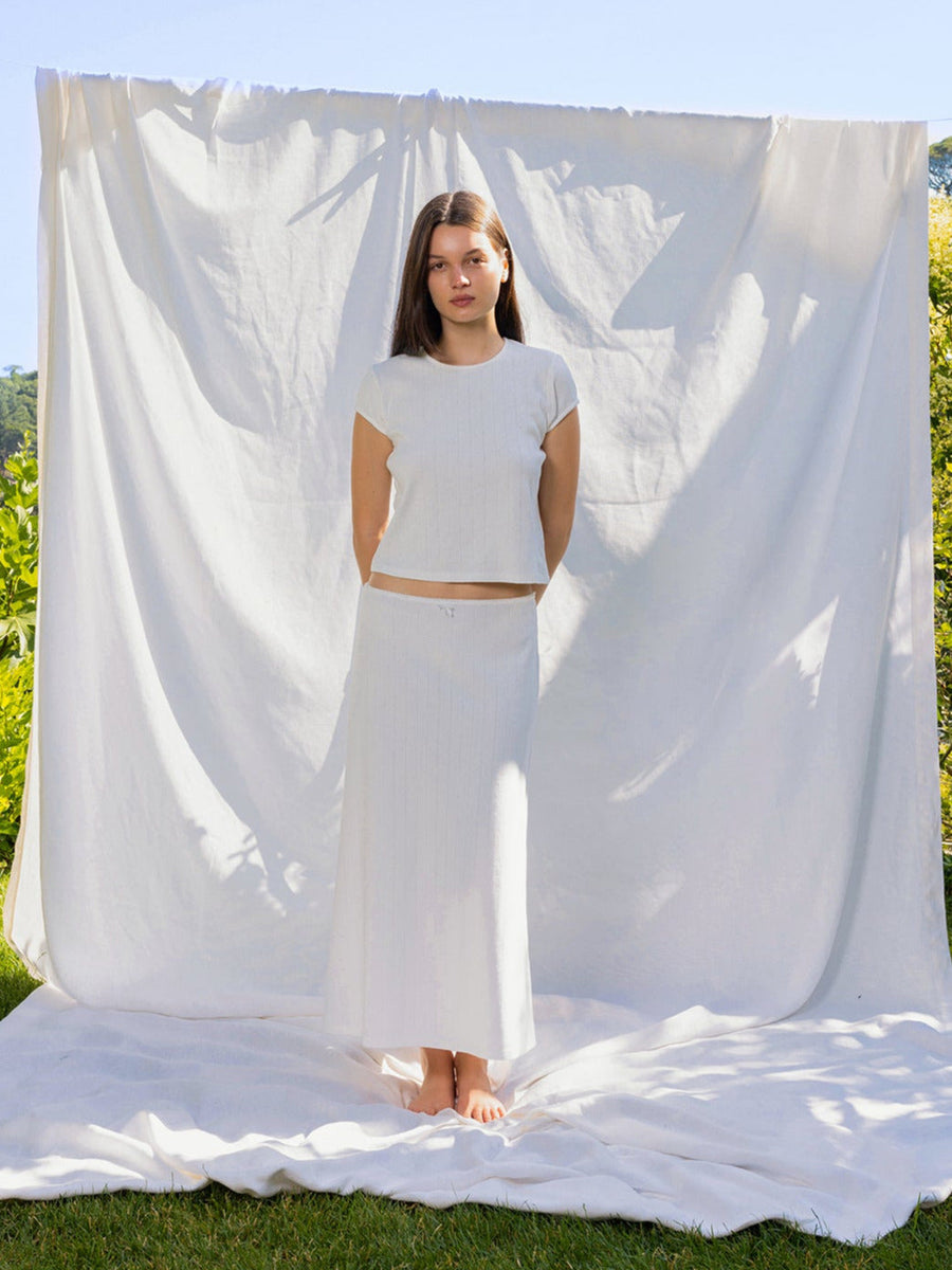 Hearts in a Row Organic Cotton Tee