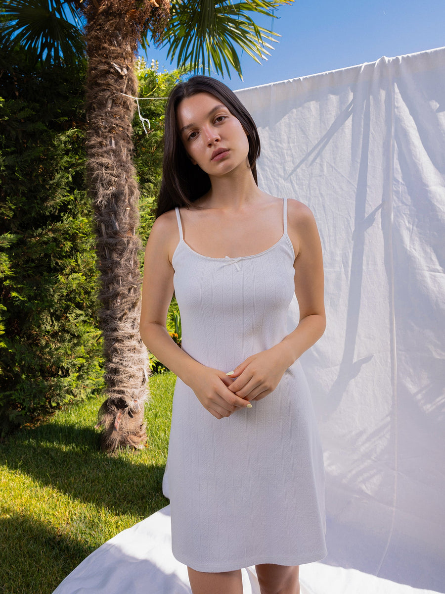 Hearts in a Row Organic Cotton Mini Slip