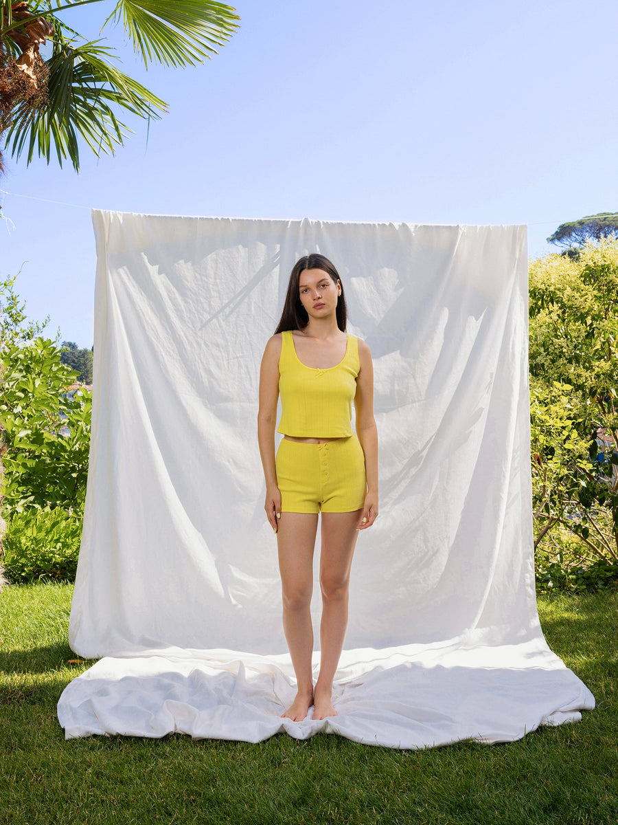 Hearts in a Row Organic Cotton Shorts
