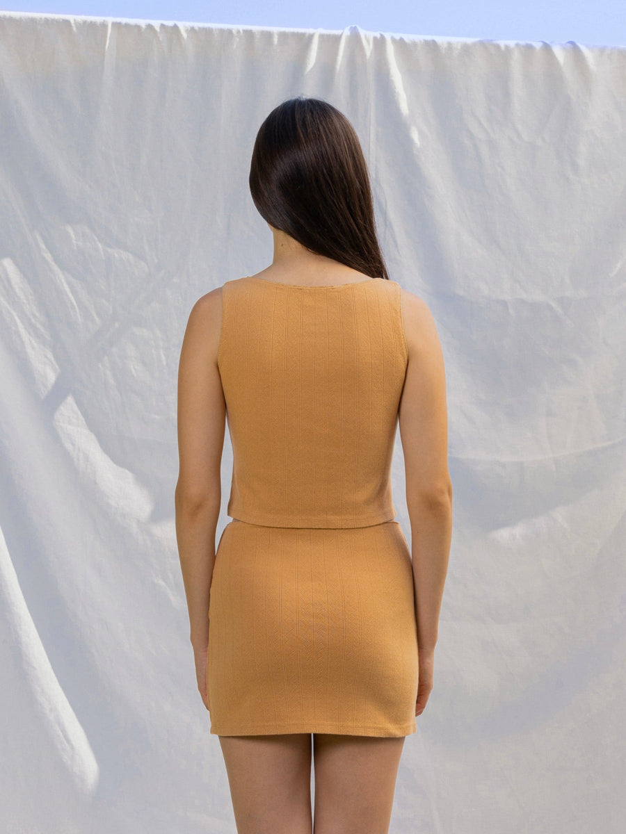 Hearts in a Row Organic Cotton Mini Skirt