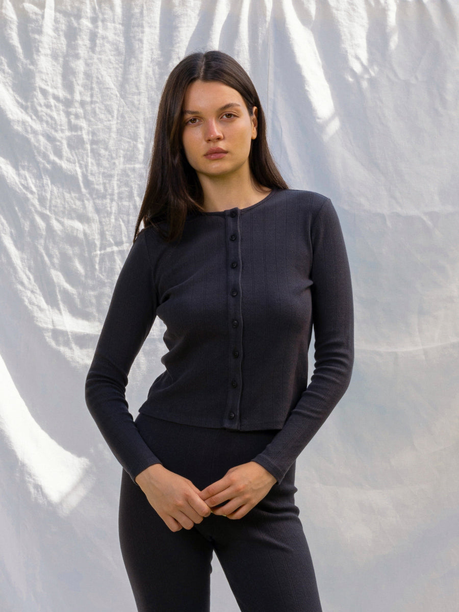 Hearts in a Row Organic Cotton Cardigan
