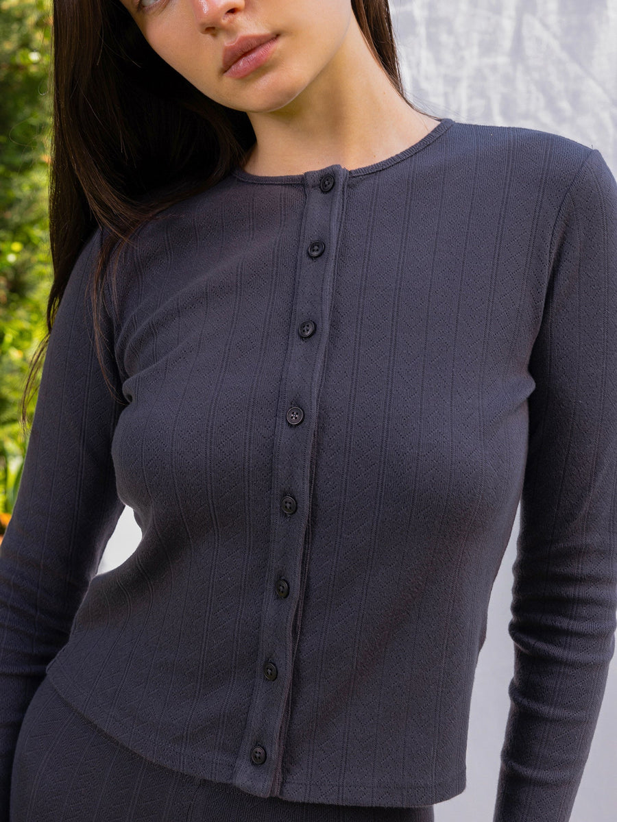 Hearts in a Row Organic Cotton Cardigan
