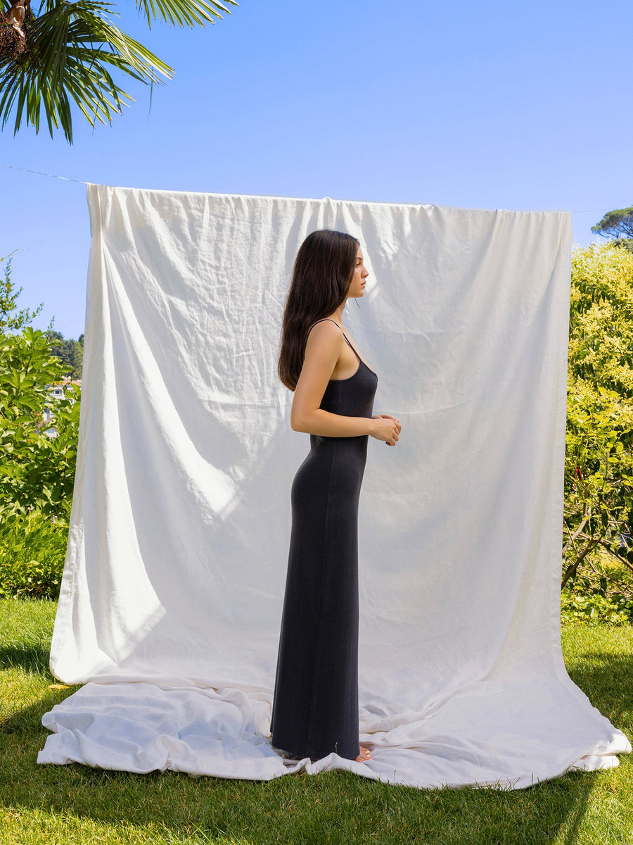 Hearts in a Row Organic Cotton Midi Slip
