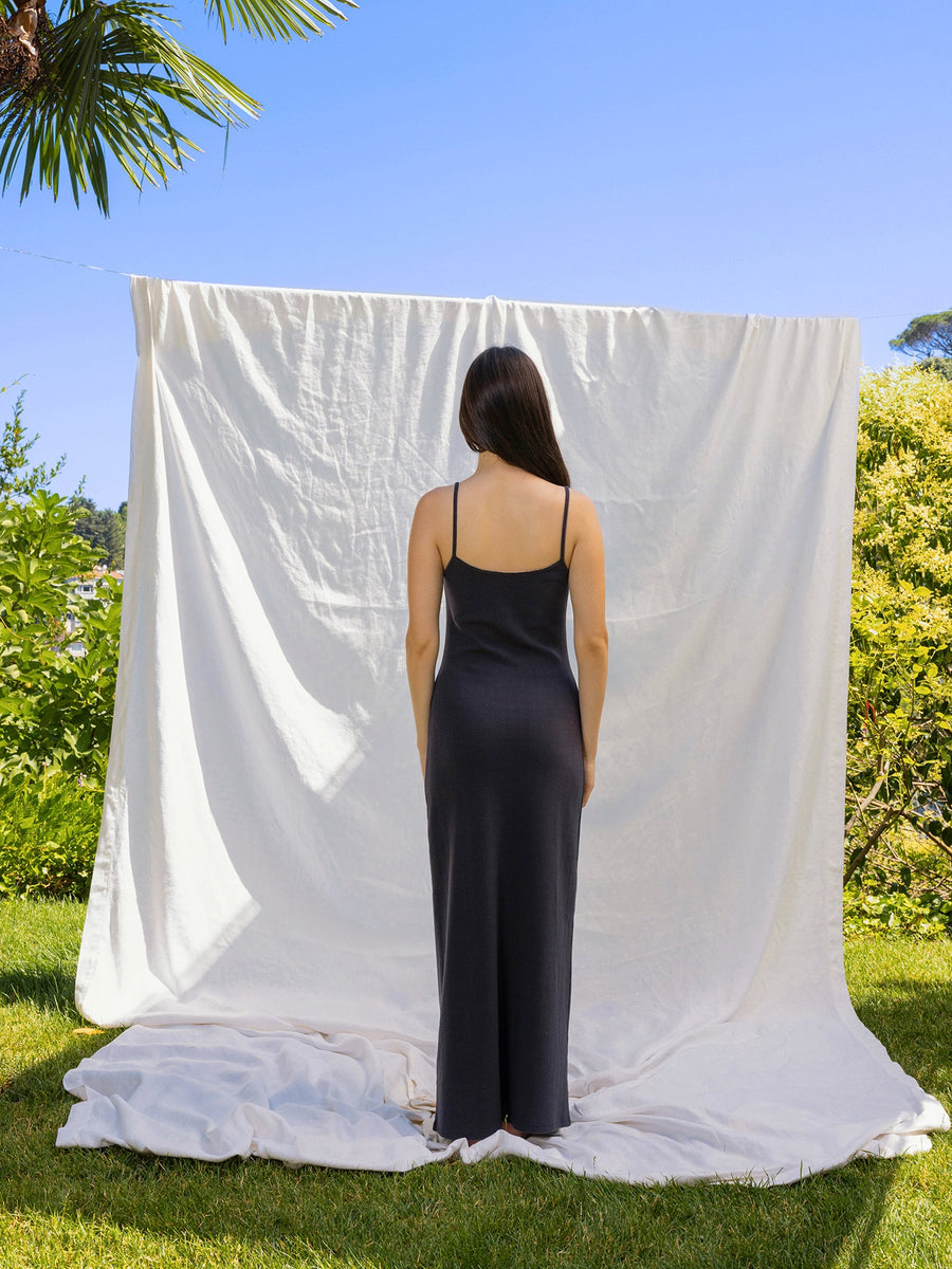 Hearts in a Row Organic Cotton Midi Slip